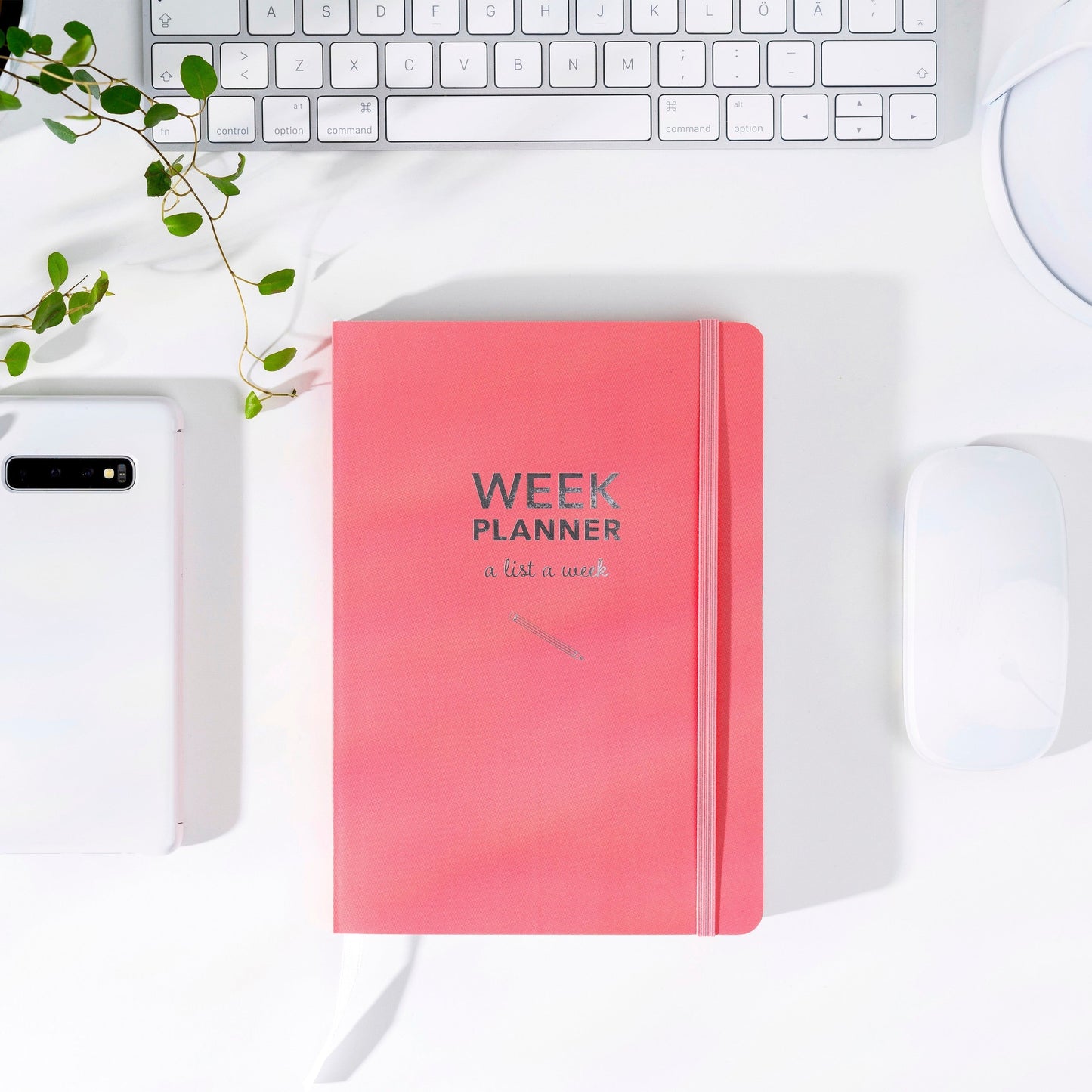 Lusarix Weekly Planner Pink – Undated Weekly Organization & Productivity Journal | Goal Setting, Task Management & Daily Planning Notebook