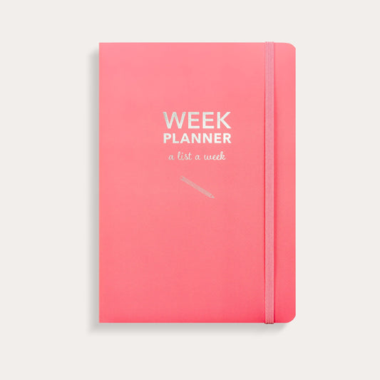 Lusarix Weekly Planner Pink – Undated Weekly Organization & Productivity Journal | Goal Setting, Task Management & Daily Planning Notebook
