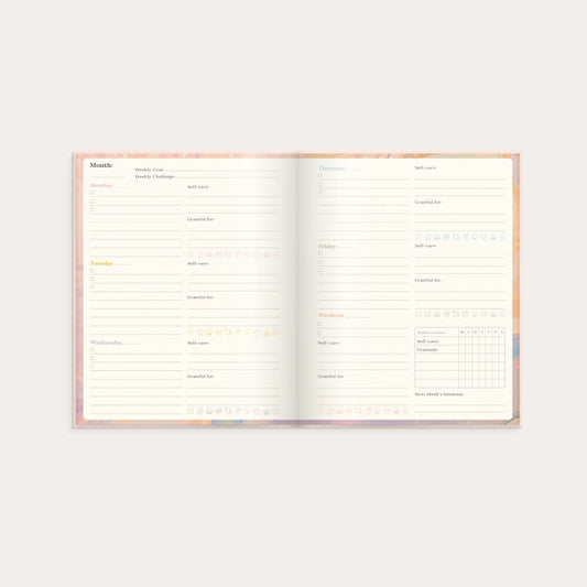 Lusarix Dream Life Planner – Personal Growth, Goal Setting & Self-Discovery Journal | Undated Life Planning & Wellness Organizer