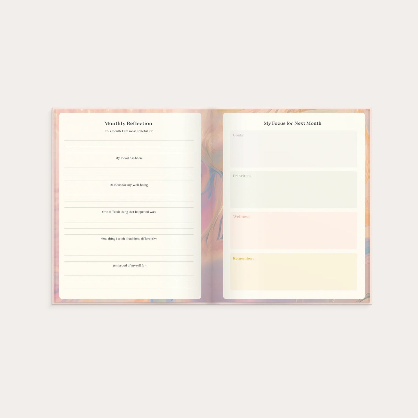 Lusarix Dream Life Planner – Personal Growth, Goal Setting & Self-Discovery Journal | Undated Life Planning & Wellness Organizer