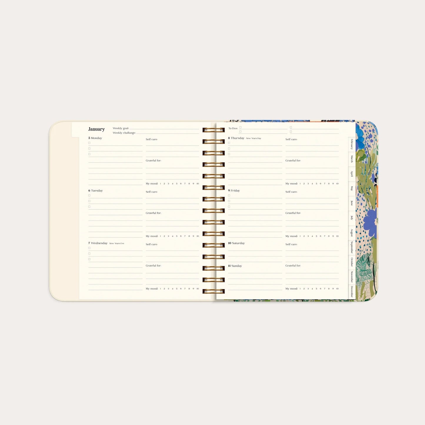 Lusarix Life Planner Style 2026 – Personal Development & Goal Achievement Planner | Daily Organization, Reflection & Wellness Journal