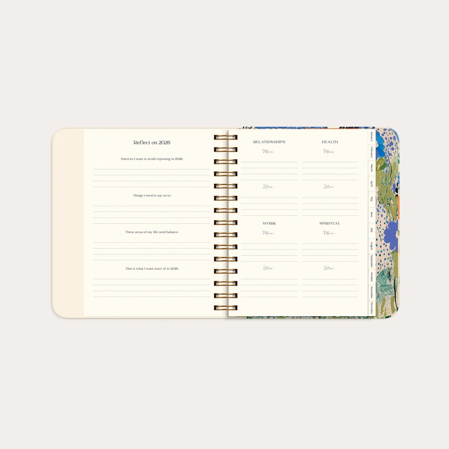 Lusarix Life Planner Style 2026 – Personal Development & Goal Achievement Planner | Daily Organization, Reflection & Wellness Journal