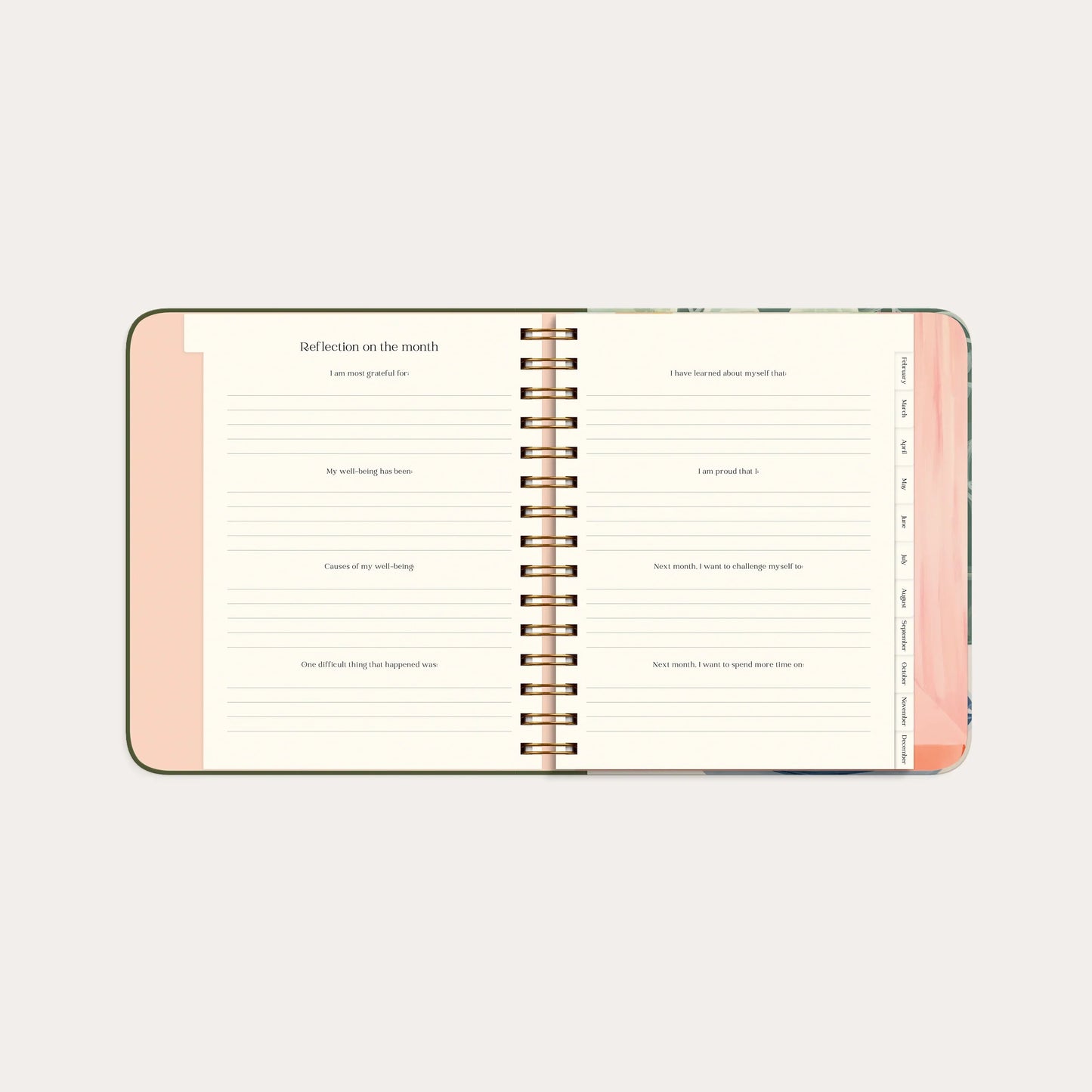 Lusarix Life Planner Decor 2026 – Personal Growth & Goal Setting Calendar | Daily Organization, Reflection & Wellness Planner