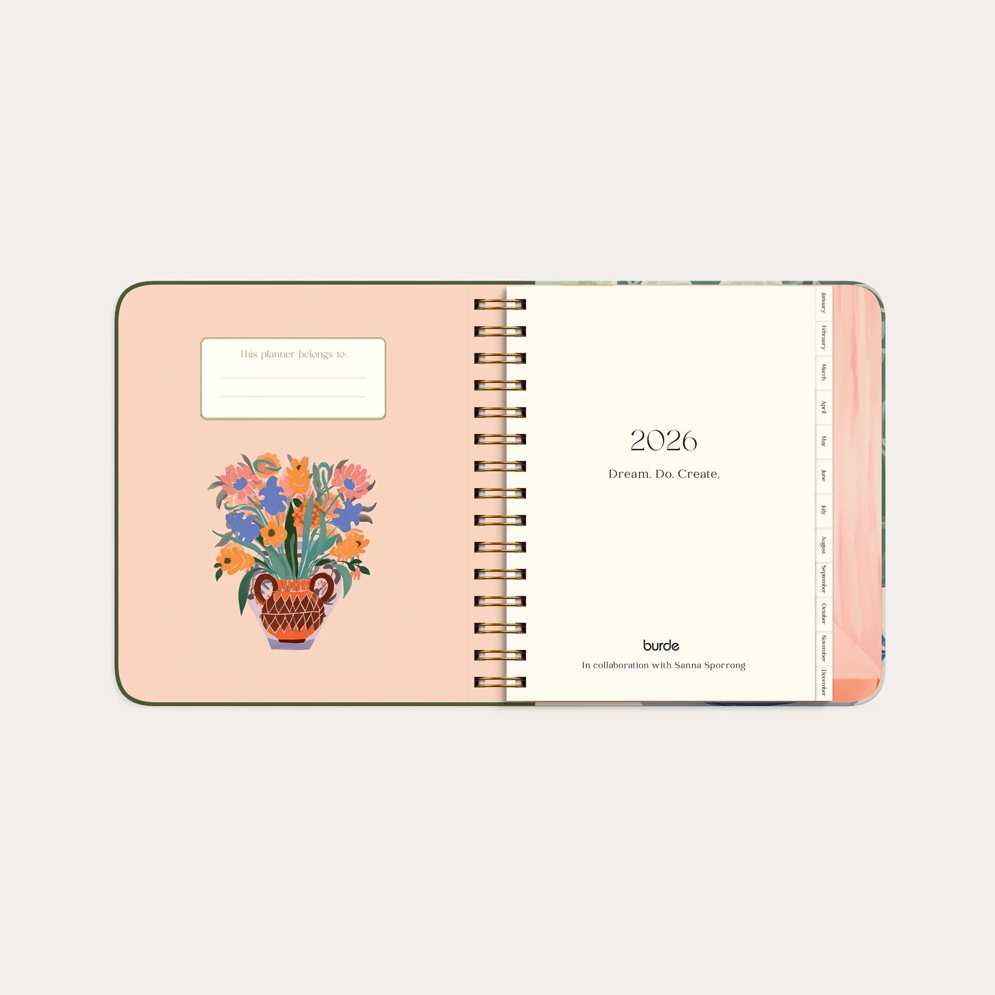 Lusarix Life Planner Decor 2026 – Personal Growth & Goal Setting Calendar | Daily Organization, Reflection & Wellness Planner